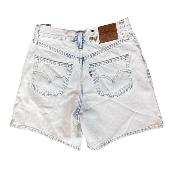 Levi's Vintage Inspired Lt Wash Coastal Denim Baggy Jean Short, Size 26, NWT - Picture 7 of 10